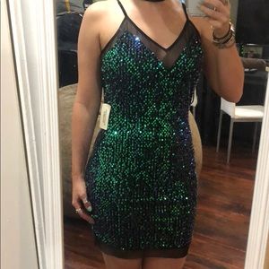 NWT sequin spaghetti strap dress